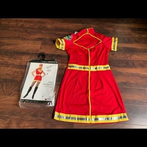 Leg Avenue Flirty Firefighter Costume Size M/L